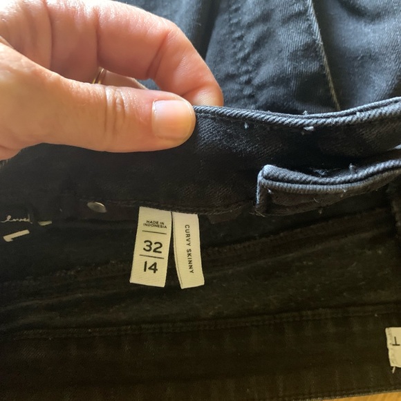 Loft black curvy skinny jeans - Picture 4 of 5